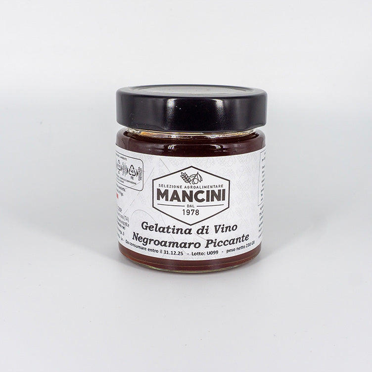 Gelatina di vino negramaro al peperoncino