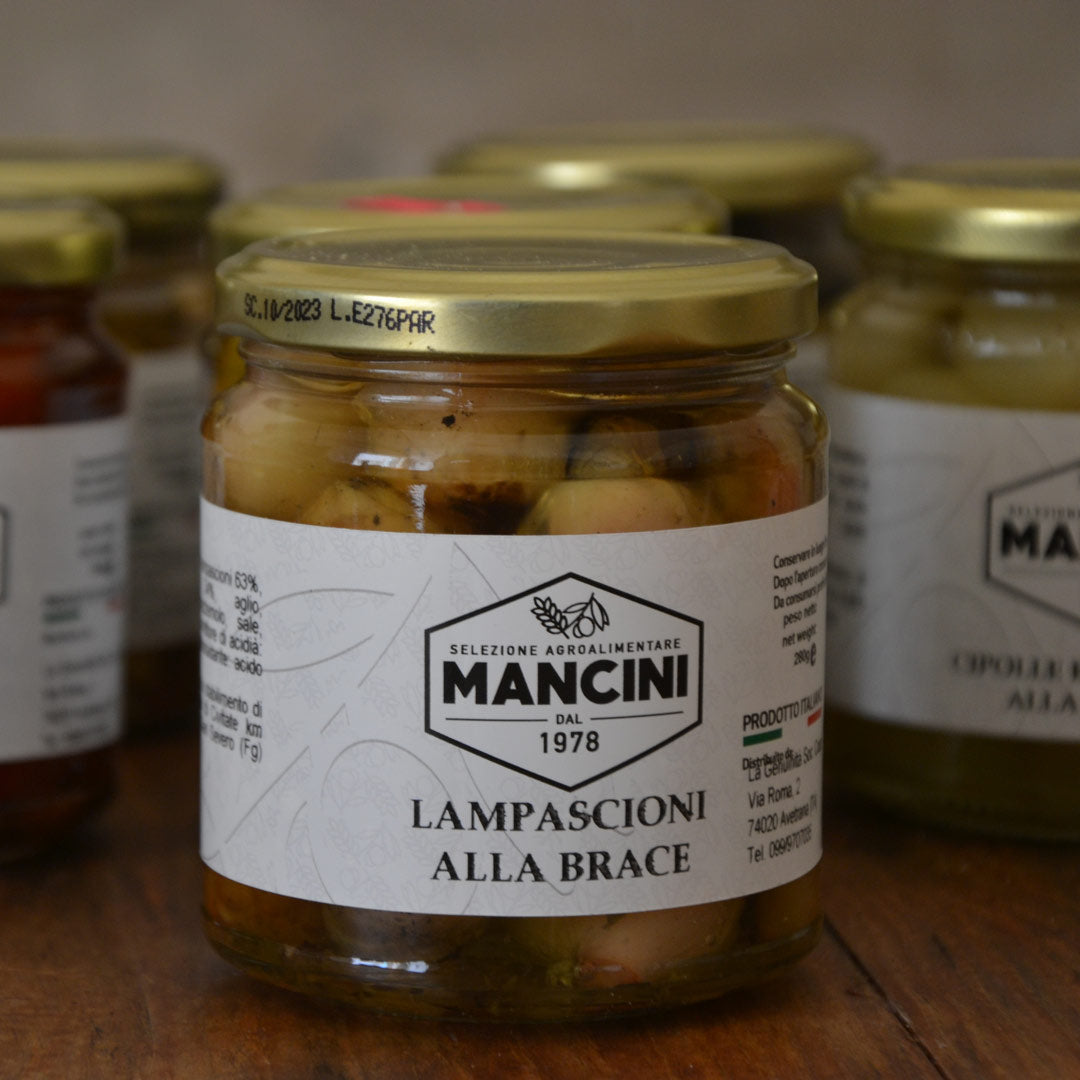 Lampascioni alla brace all'olio d'oliva