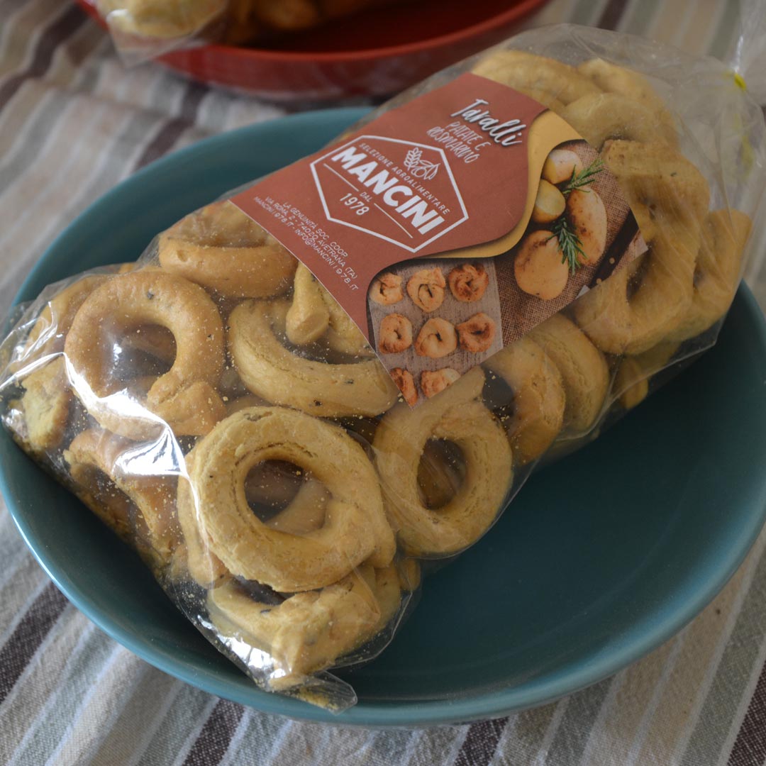 Taralli patate e rosmarino