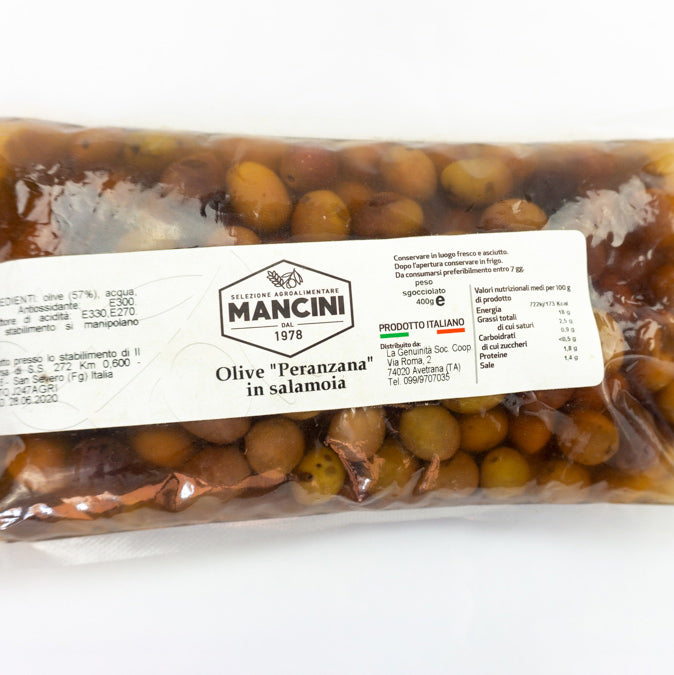 Olive Peranzane in salamoia