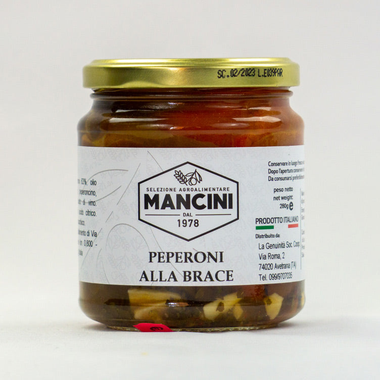 Peperoni alla brace all'olio d'oliva