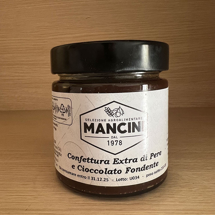 Confettura extra di pere e cioccolato fondente