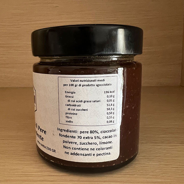 Confettura extra di pere e cioccolato fondente