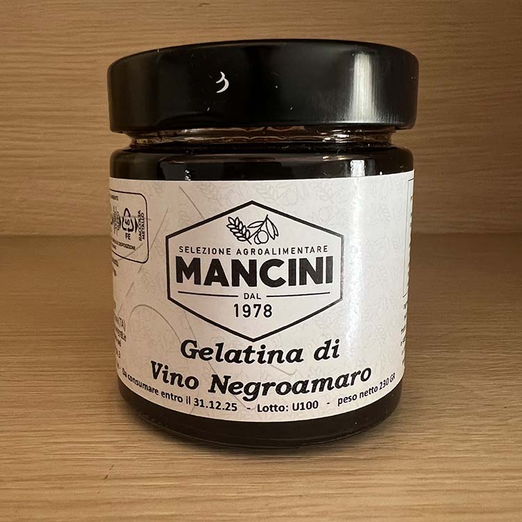 Gelatina di vino negramaro
