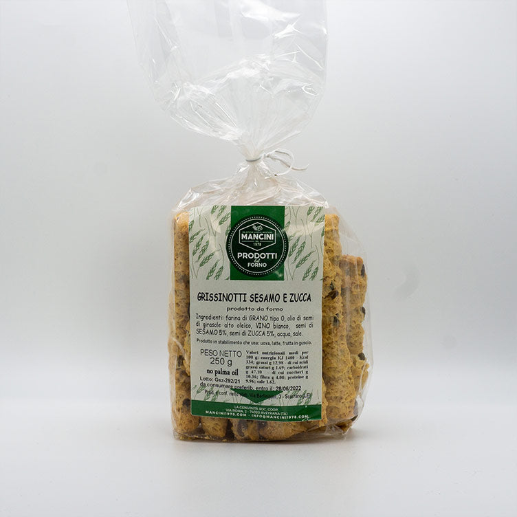 Grissinotti sesamo e zucca