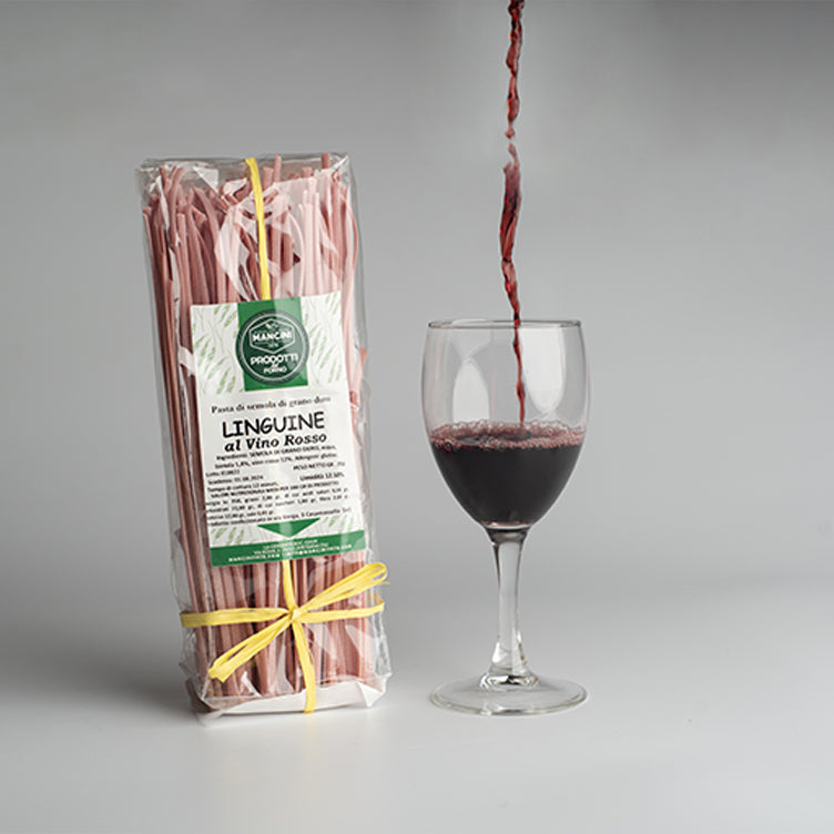 Linguine al vino rosso
