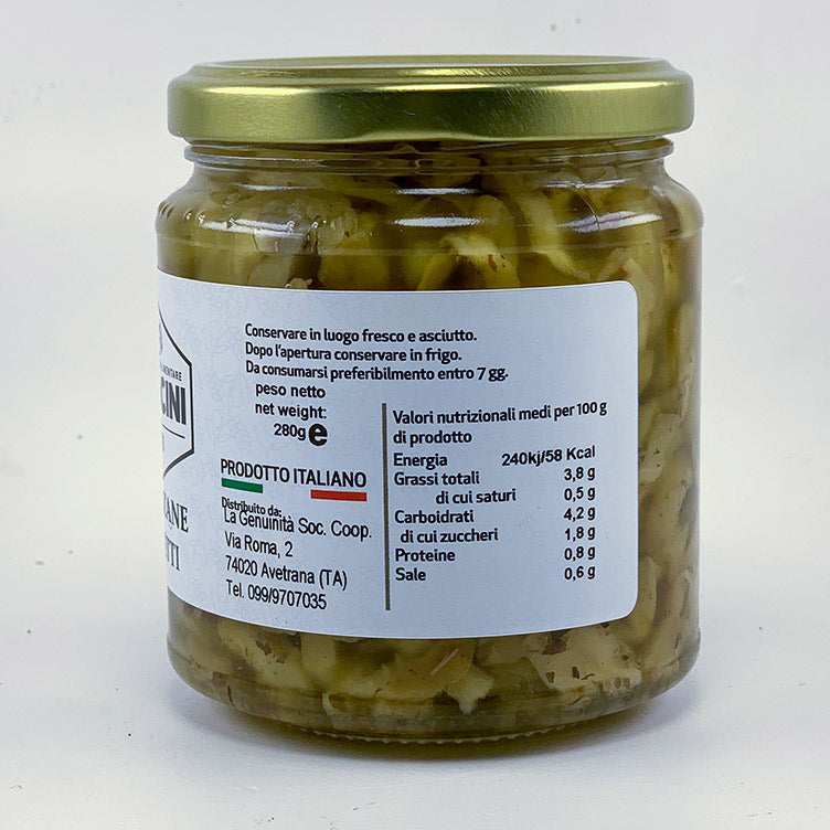 Filetti di melanzane all'olio d'oliva