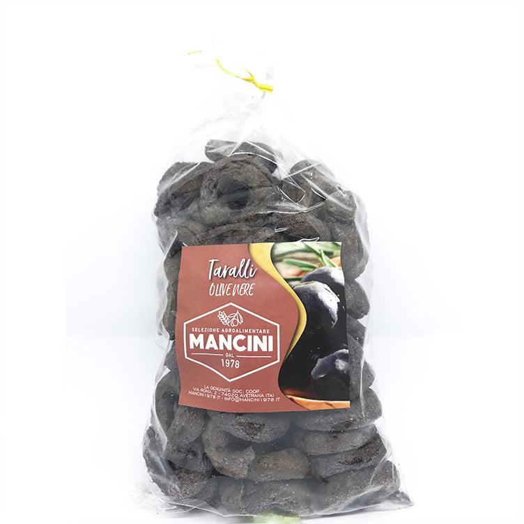 Taralli alle olive nere