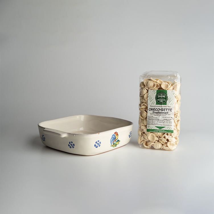 Orecchiette tradizionali con teglia