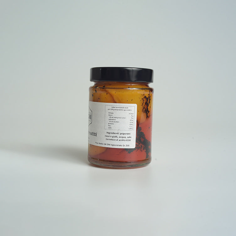 Peperoni arrostiti al naturale