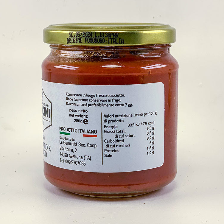 Sugo pomodoro e basilico
