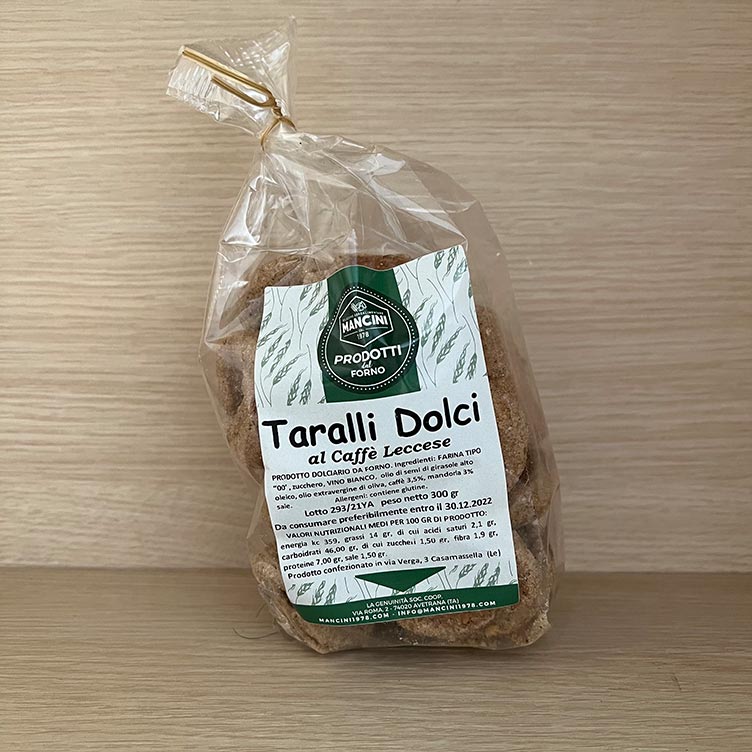 Taralli dolci al caffè leccese