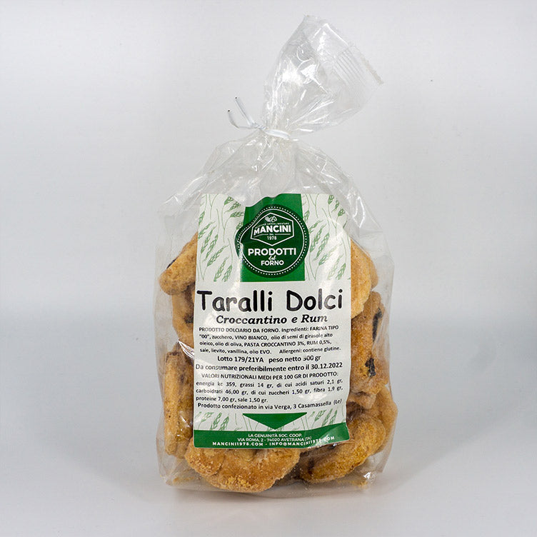 Taralli dolci croccantino e rum
