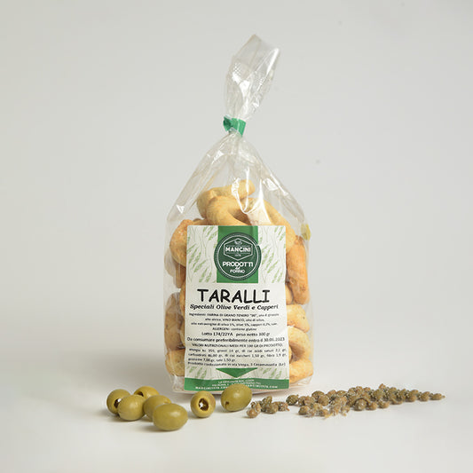 Taralli speciali olive e capperi